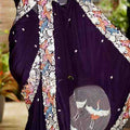 Crepe Silk Embroidery Sarees
