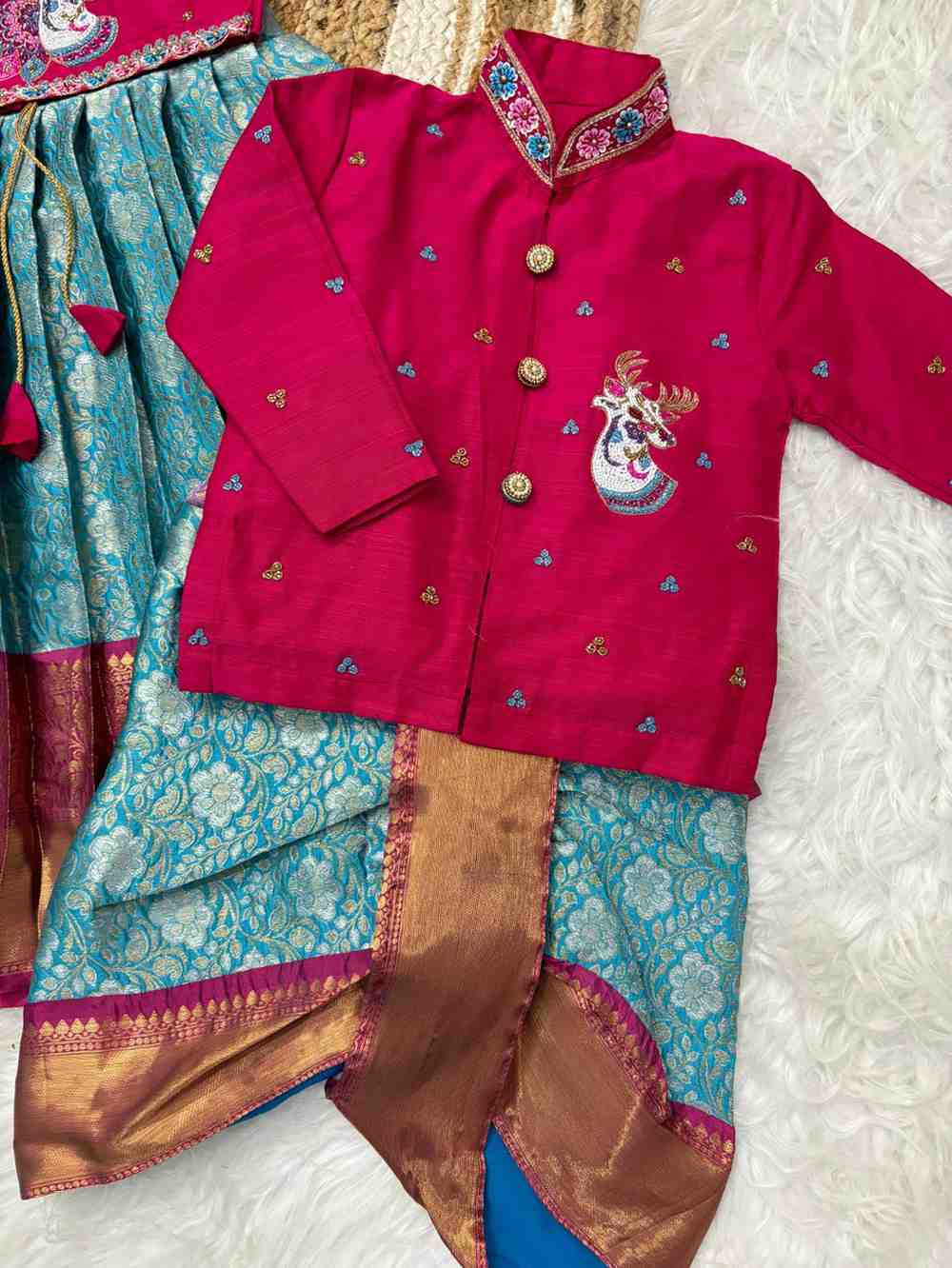 Semi Kanchi Family Combo