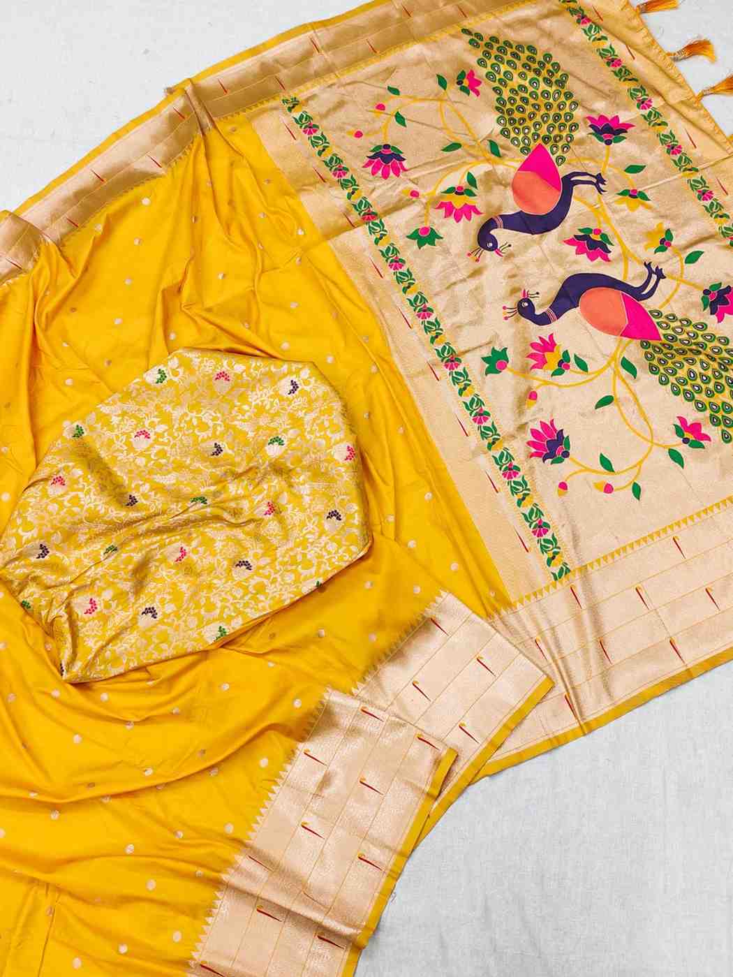 Fancy Paithani saree – colour 3 – Arhas Couture