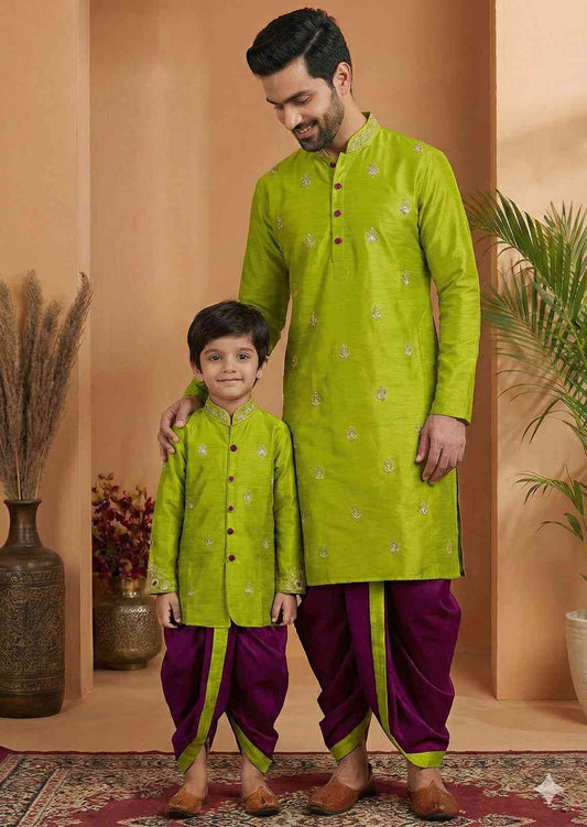 Raw Silk Family Outfits