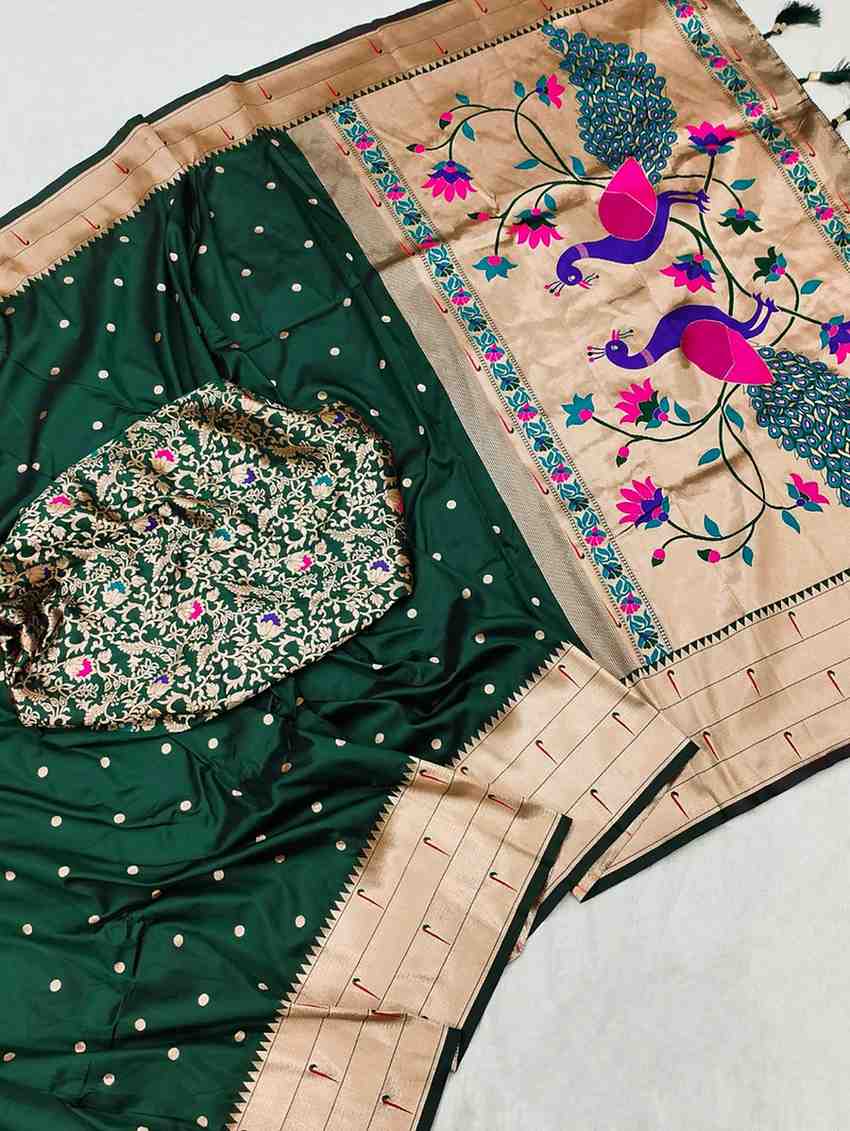 Fancy Paithani saree – colour 4 – Arhas Couture