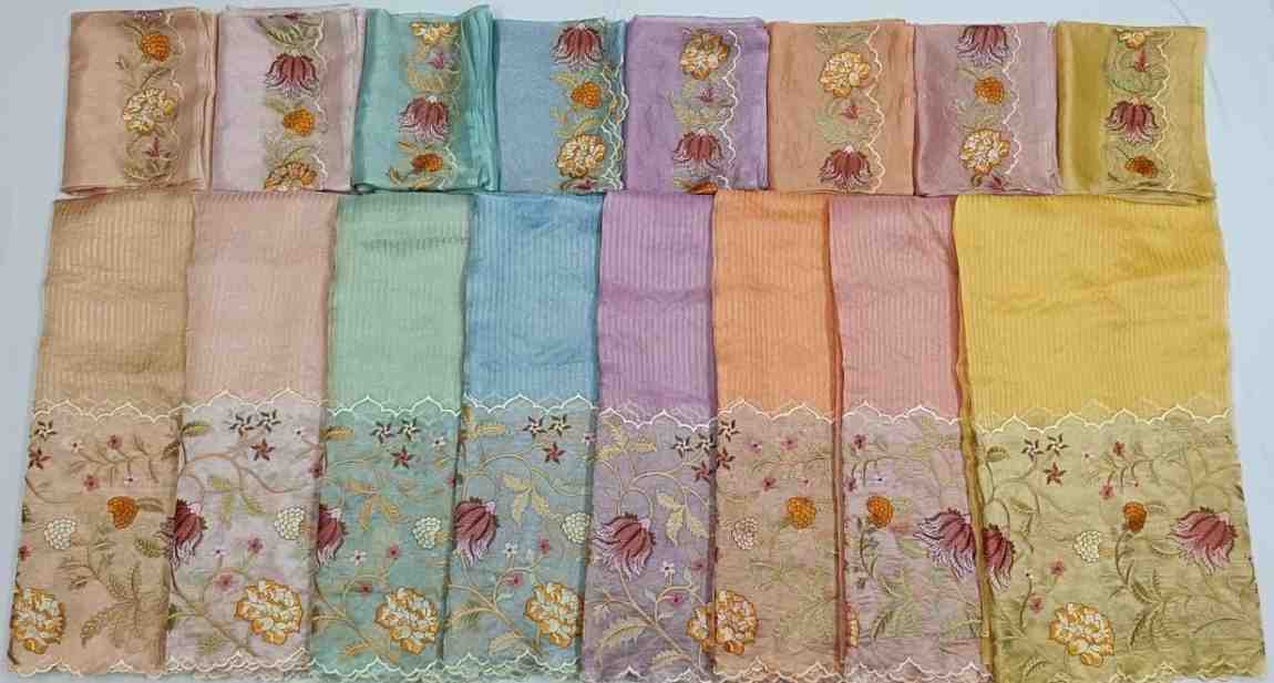 Kora Organza Floral Sarees