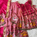 Viscose tissue family outfit – pink – Arhas Couture