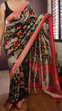 Fancy Munga silk saree with Kashmiri Kani weaving – Arhas Couture