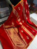 Banarasi Raw Mango Soft Silk Sarees