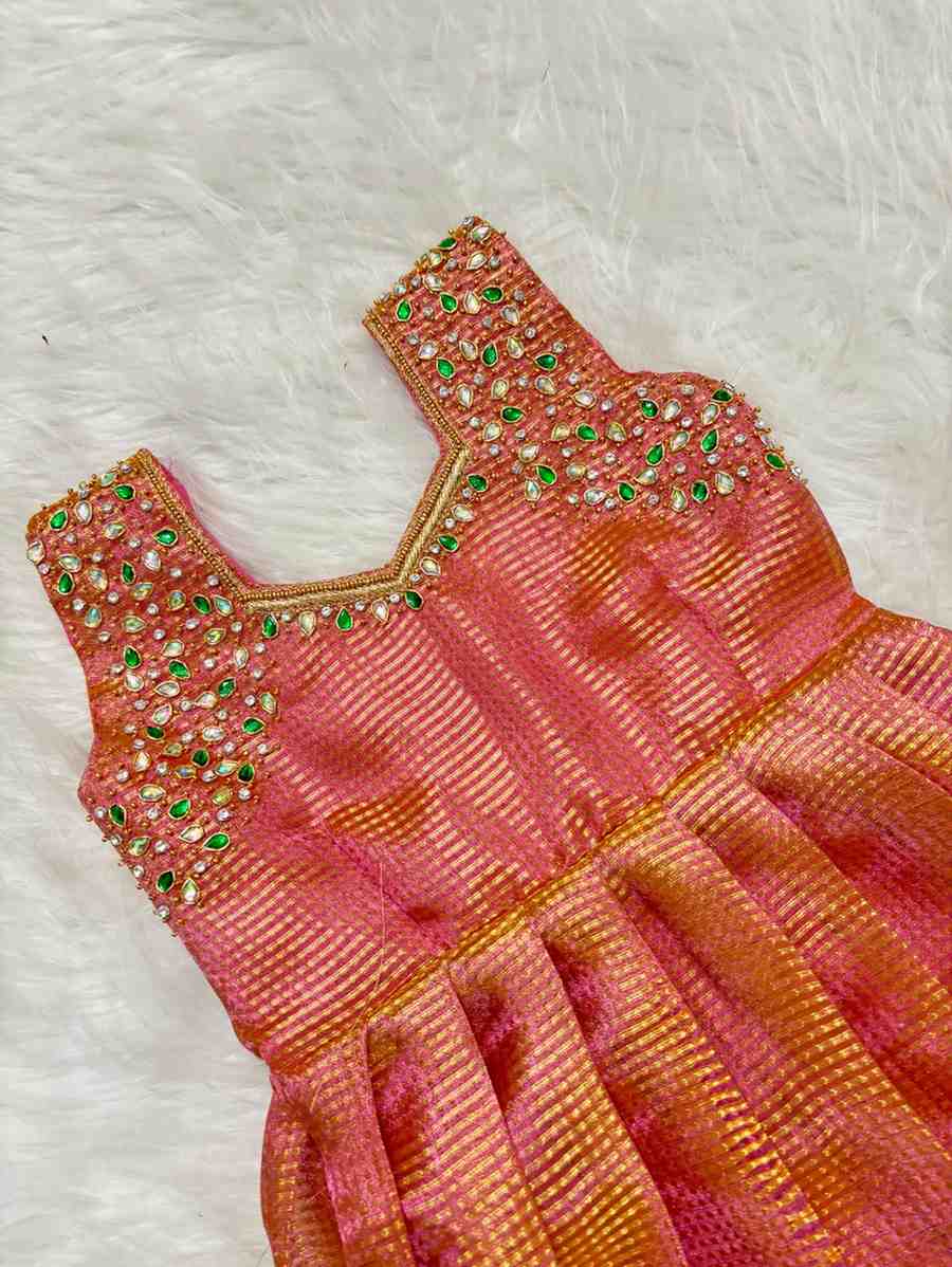 Kids tissue silk frocks by Arhas Couture
