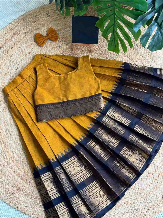 Kids silk lehenga – colour 2 – Arhas Couture