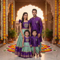 Semi Gadwal Family Outfits