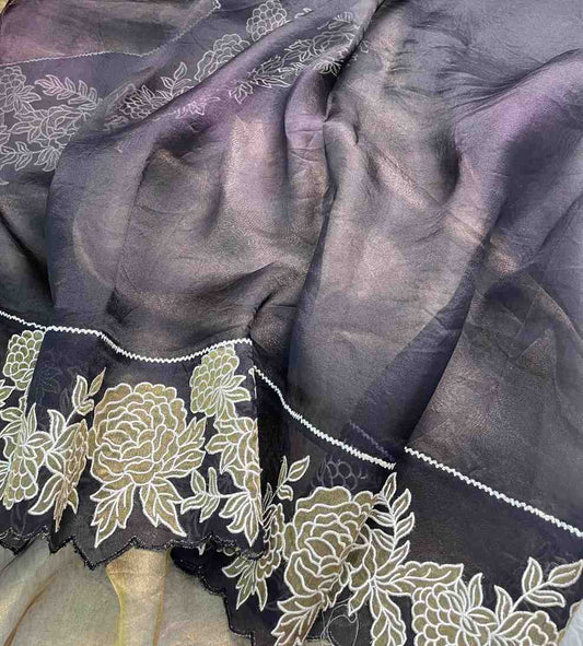 Fancy Banarasi Kora tissue sarees by Arhas Couture