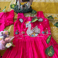 Kids Viscose natural crepe gowns by Arhas Couture