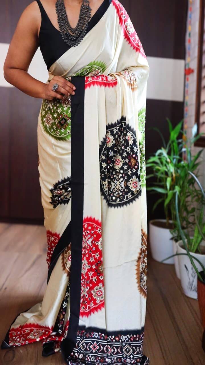 Fancy Gajji silk Patola sarees by Arhas Couture