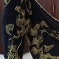 Fancy crepe silk handwork sarees by Arhas Couture