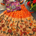Kid's Dola Silk Lehengas