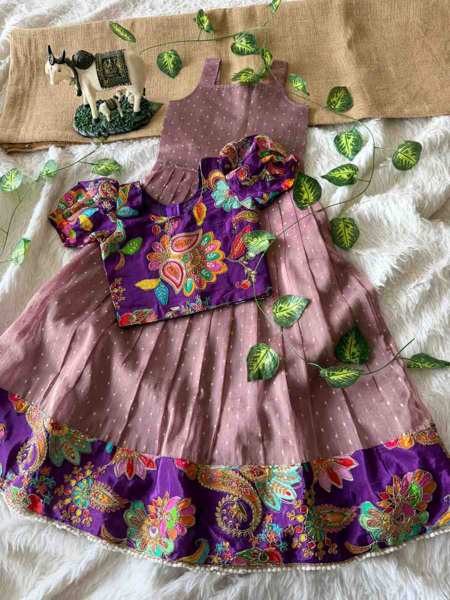 Kid's Viscose Crepe Gowns