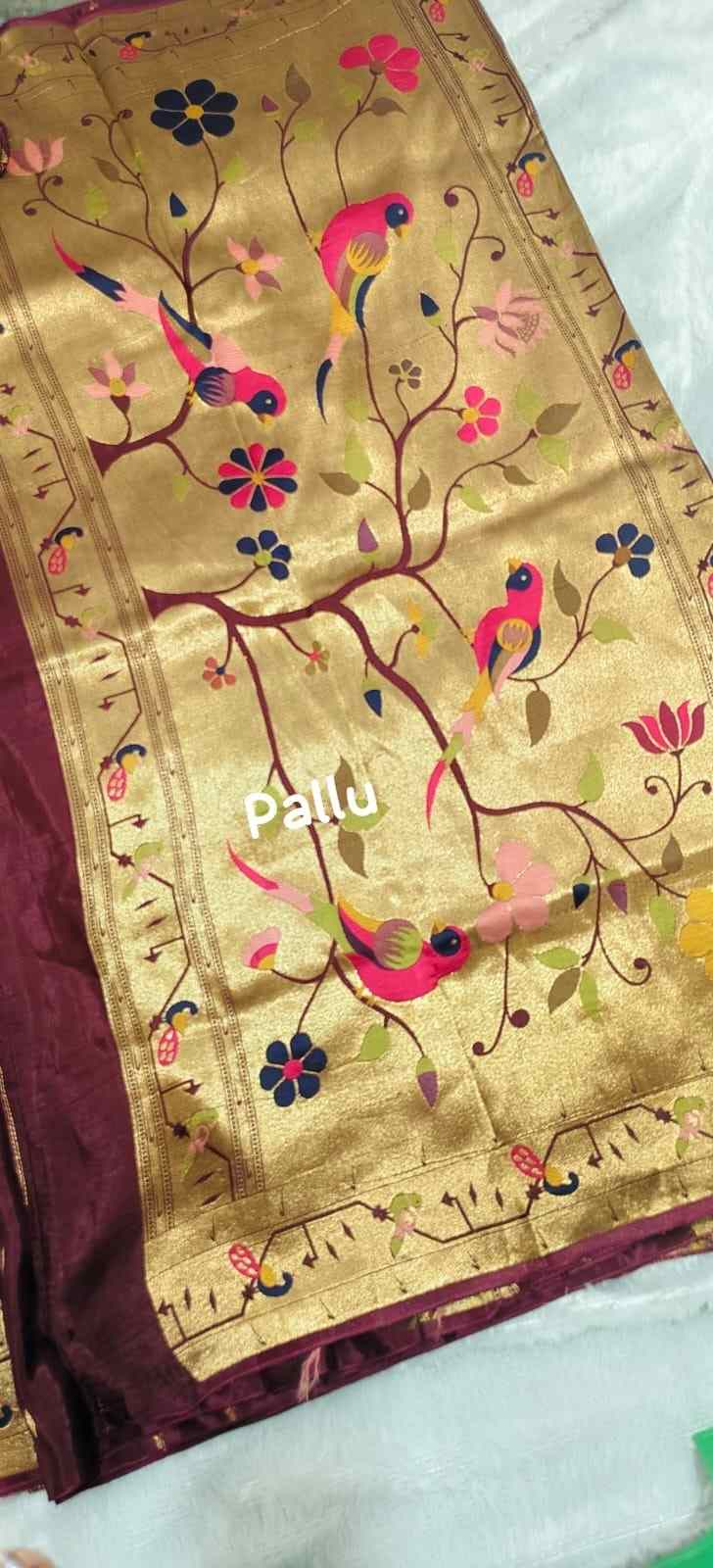 Soft Modal Silk Paithani Sarees