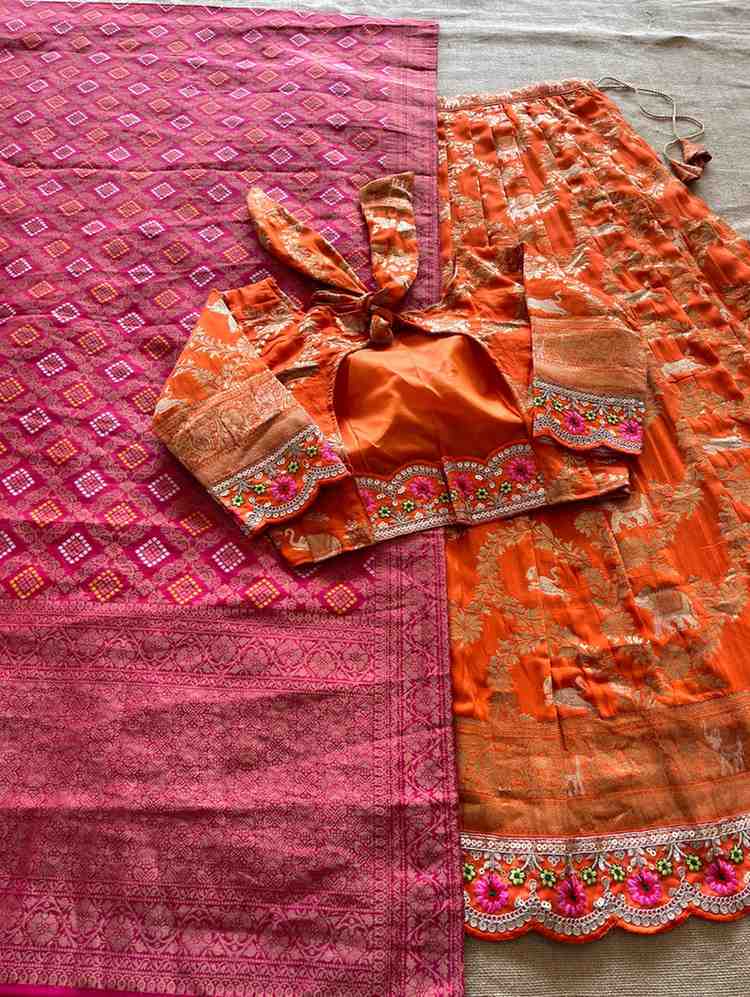 Dola Silk Embroidered Lehengas
