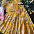 Kids Kalamkari lehenga – colour 3 – Arhas Couture