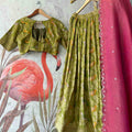 Soft Khadi Crepe Lehengas