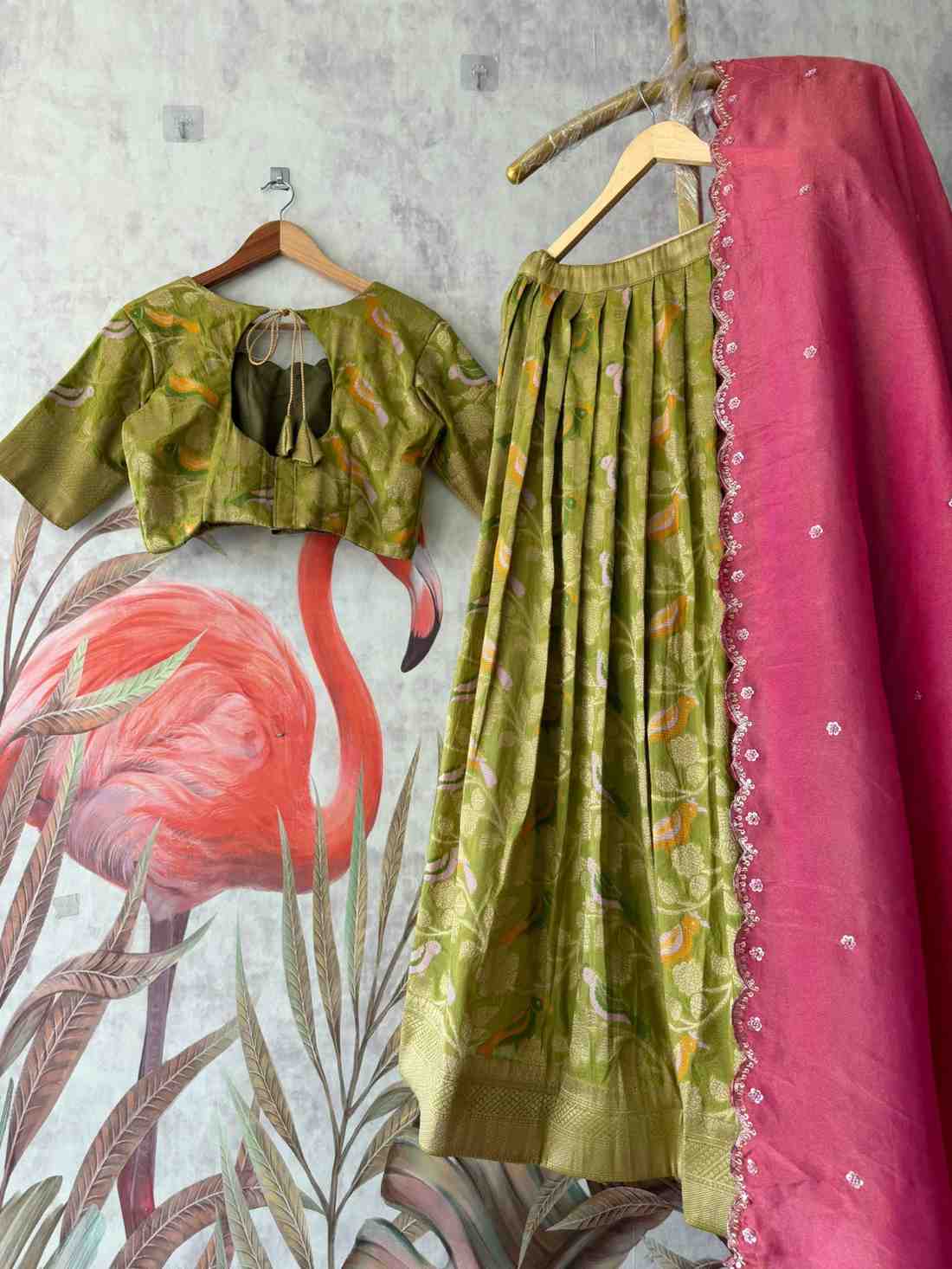Soft Khadi Crepe Lehengas