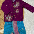 Banarasi silk family outfits by Arhas Couture