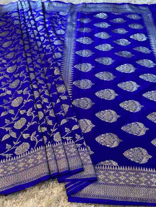 Banarasi Mashru Katan Silk Sarees