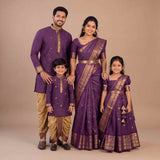 Rich Silk Family Outfits