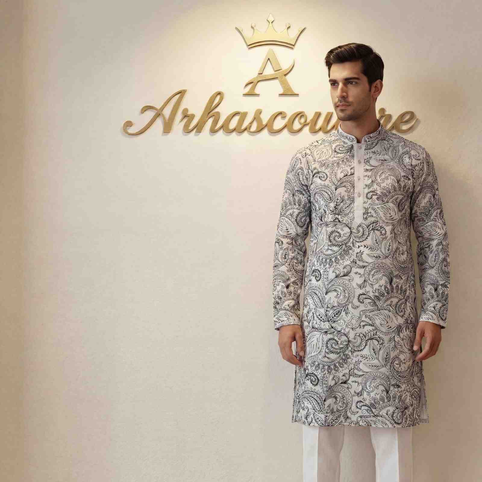 Fancy Chikankari kurta set – colour 3 – Arhas Couture