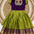 Semi Gadwal family outfit – kids and Mom – Arhas Couture