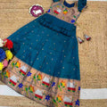Kids Meena fancy zari lehengas by Arhas Couture