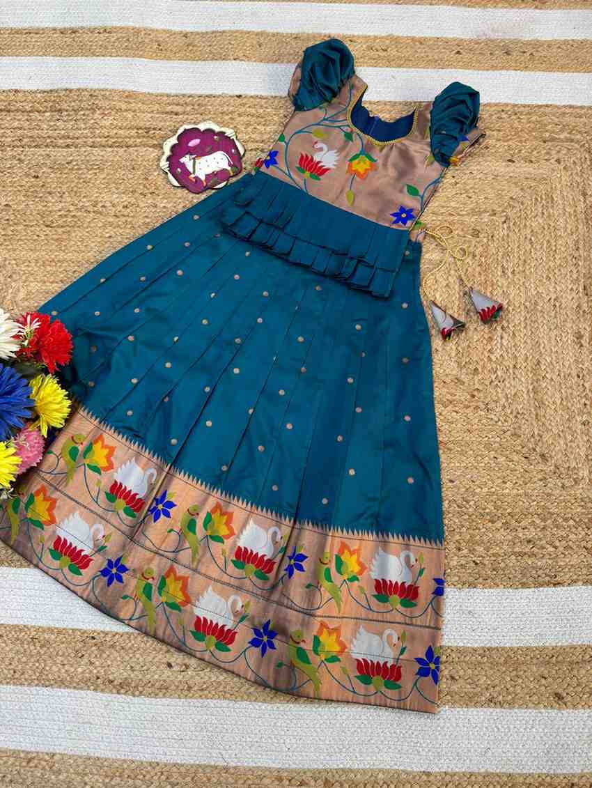 Kids Meena fancy zari lehengas by Arhas Couture