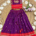 Kid's Narayanpet Silk Lehengas