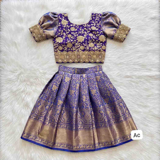 Semi Banarasi Silk Family Outfits