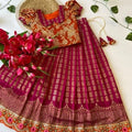 Russian Silk Lehangas