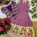 Kid's Tissue Silk Gowns