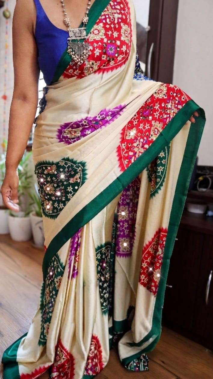 Fancy Gajji silk saree – colour 2 – Arhas Couture