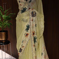 Fancy satin tissue saree – colour view – Arhas Couture
