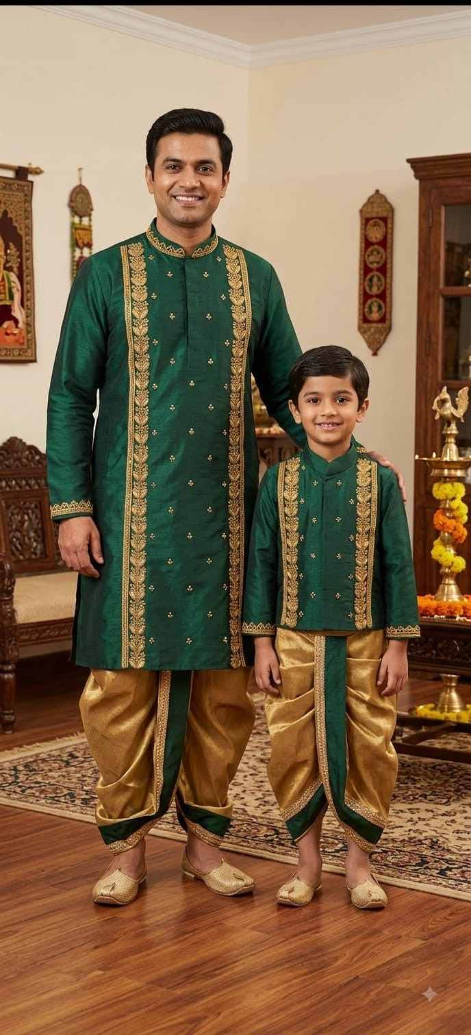 AC's Soft Silk Family Outfits