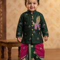 Kid's Banarasi Silk Family Outfits