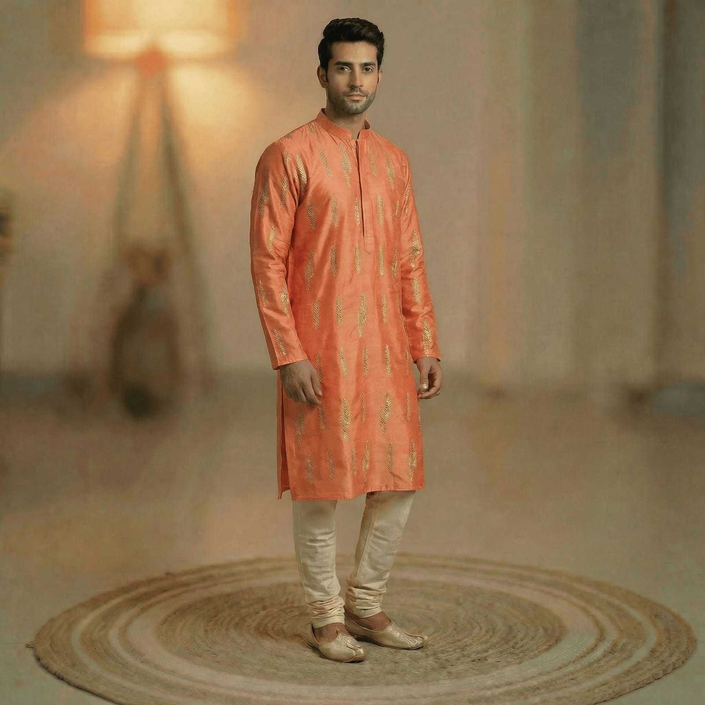 Chanderi silk family outfit – colour 1 – Arhas Couture