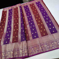 Semi Kanchi tissue family outfits by Arhas Couture
