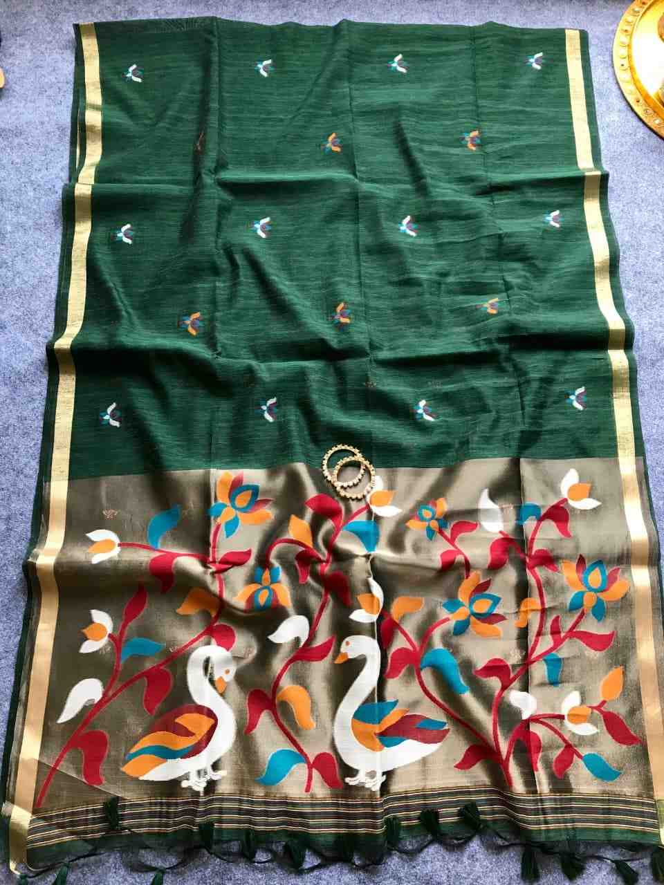 Fancy Jamdani saree – colour 3 – Arhas Couture