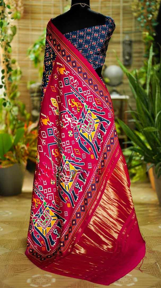 Fancy Gaji silk Patola sarees by Arhas Couture