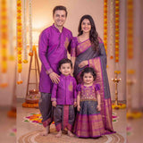 AC's Semi Kanchi Silk Family Outfits