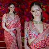 Georgette Khadi Silk Saree