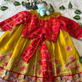 Kids Dola silk lehengas by Arhas Couture