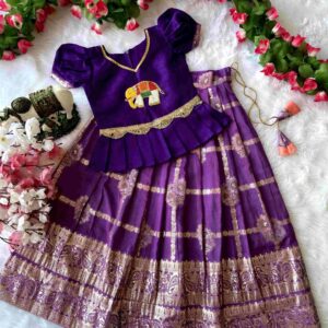 Viscose Dola Silk Lehenga