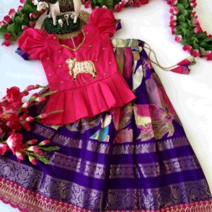 Dola Silk Kids Lehanga Set