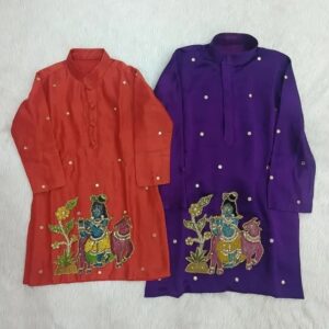 Kalamkari Kurtas Family Combo
