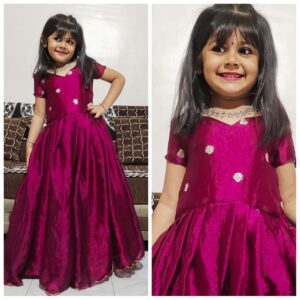 Kid's Space Silk Gowns