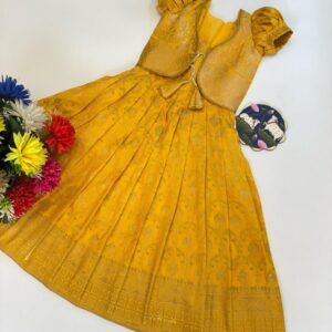 Kid's Dola Silk Lehanga